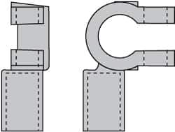 Noco - Automotive Battery 3/0 Right Elbow Terminal - Negative Polarity - Exact Tooling