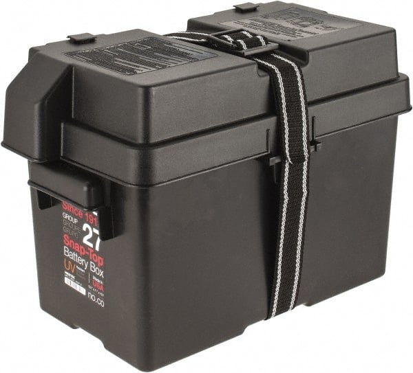 Noco - Group 27 Automotive Battery Box - 17-3/4" Outside Length x 10-1/8 Width x 10-1/2 Height, 14-1/2" Inside Length x 7-7/8 Width x 10-3/4 Height - Exact Tooling