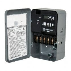 Intermatic - 7 Day Indoor Digital Electronic Timer Switch - 42 On/Off per wk, 240 VAC, 60 Hz, - Exact Tooling