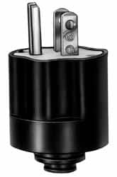 Leviton - 250 VAC, 20 Amp, 6-20R NEMA, Straight, Self Grounding, Commercial Grade Connector - 2 Pole, 3 Wire, 3 Phase, PVC, Steel, Silver - Exact Tooling