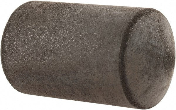 Made in USA - 1" Max Diam x 1-3/4" Long, Cone, Rubberized Point - Medium Grade, Silicon Carbide, 1/4" Arbor Hole, Unmounted - Exact Tooling