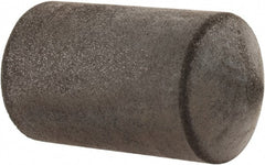 Made in USA - 1" Max Diam x 1-3/4" Long, Cone, Rubberized Point - Medium Grade, Silicon Carbide, 1/4" Arbor Hole, Unmounted - Exact Tooling