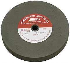 Made in USA - 6" Diam x 1/2" Hole x 3/4" Thick, 80 Grit Surface Grinding Wheel - Aluminum Oxide/Silicon Carbide Blend, Medium Grade, 3,600 Max RPM - Exact Tooling