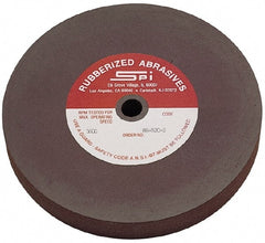Made in USA - 6" Diam x 1/2" Hole x 1/8" Thick, 120 Grit Surface Grinding Wheel - Aluminum Oxide/Silicon Carbide Blend, Fine Grade, 3,500 Max RPM - Exact Tooling