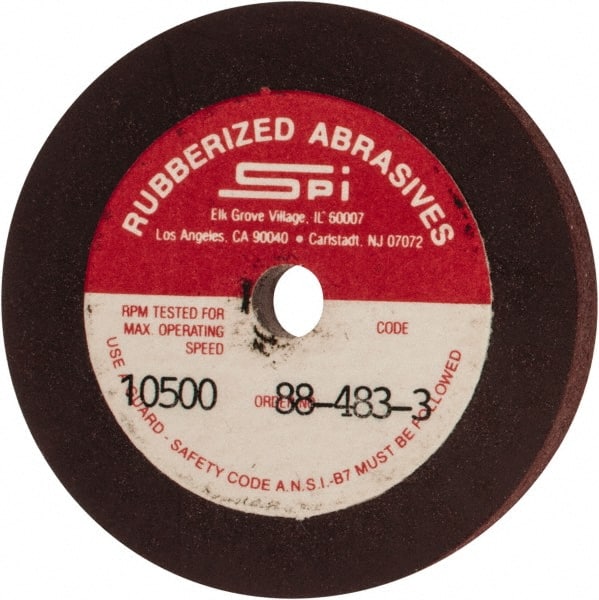 Made in USA - 2" Diam x 1/4" Hole x 1/4" Thick, 120 Grit Surface Grinding Wheel - Aluminum Oxide/Silicon Carbide Blend, Fine Grade, 10,500 Max RPM - Exact Tooling