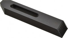 Gibraltar - M6, M8 & M10mm Stud, Steel, Plain Strap Clamp - 56mm Travel, 152mm OAL x 29mm Wide x 19mm High, Black Oxide Finish, Tapered Nose - Exact Tooling