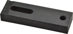 Gibraltar - 5/16" Stud, Medium Carbon Steel, Strap Clamp - 13/16" Travel, 3-1/4" OAL x 1" Wide x 1/2" High, Black Oxide Finish, Radius Nose - Exact Tooling