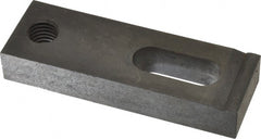 Gibraltar - 5/8" Stud, Medium Carbon Steel, Strap Clamp - 1" Travel, 4-1/2" OAL x 1-1/2" Wide x 3/4" High, Black Oxide Finish, Radius Nose - Exact Tooling