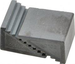 Gibraltar - 2 Piece, 19 to 41mm Height Adjustment, Steel Step Block - 1/16" Step Depth, 1/8" Step Elevation, 25mm Width, 1-1/16" Base Depth, 11/16" Height - Exact Tooling