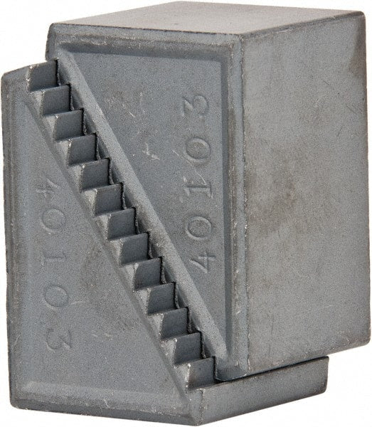 Gibraltar - 2 Piece, 29 to 64mm Height Adjustment, Steel Step Block - 1/16" Step Depth, 1/8" Step Elevation, 25mm Width, 1-39/64" Base Depth, 1-1/16" Height - Exact Tooling