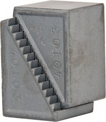 Gibraltar - 2 Piece, 29 to 64mm Height Adjustment, Steel Step Block - 1/16" Step Depth, 1/8" Step Elevation, 25mm Width, 1-39/64" Base Depth, 1-1/16" Height - Exact Tooling
