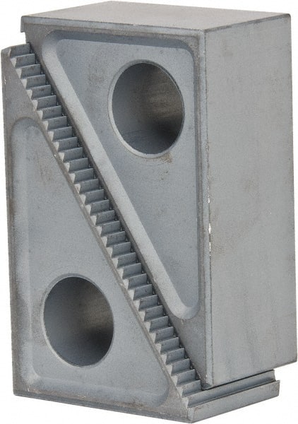Gibraltar - 2 Piece, 64 to 152mm Height Adjustment, Steel Step Block - 1/16" Step Depth, 1/8" Step Elevation, 38mm Width, 3-3/4" Base Depth, 2-15/32" Height - Exact Tooling
