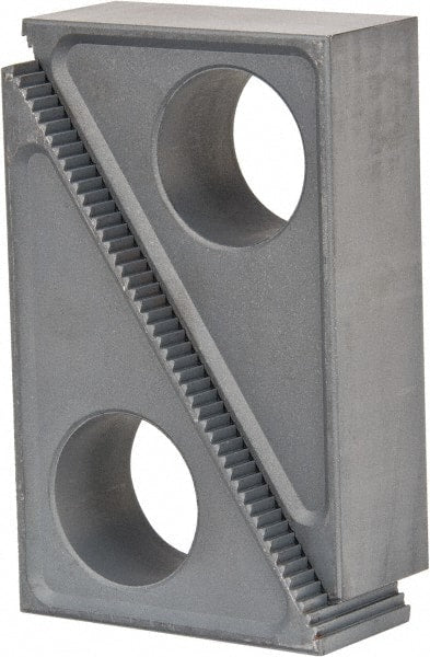 Gibraltar - 2 Piece, 89 to 229mm Height Adjustment, Steel Step Block - 1/16" Step Depth, 1/8" Step Elevation, 38mm Width, 5-21/64" Base Depth, 3-7/16" Height - Exact Tooling