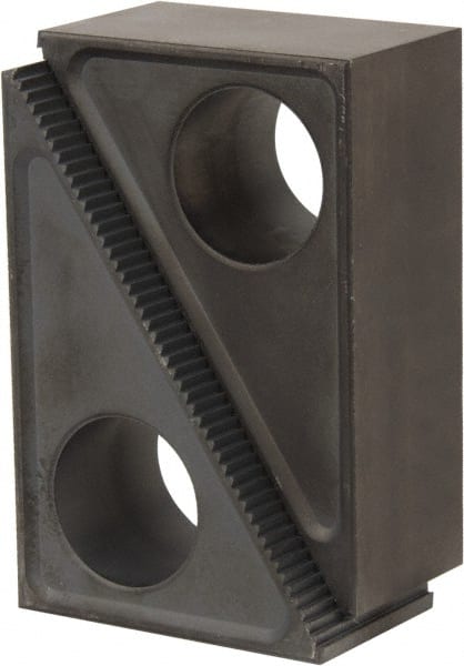 Gibraltar - 2 Piece, 89 to 229mm Height Adjustment, Steel Step Block - 1/16" Step Depth, 1/8" Step Elevation, 51mm Width, 5-21/64" Base Depth, 3-7/16" Height - Exact Tooling