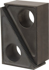 Gibraltar - 2 Piece, 89 to 229mm Height Adjustment, Steel Step Block - 1/16" Step Depth, 1/8" Step Elevation, 51mm Width, 5-21/64" Base Depth, 3-7/16" Height - Exact Tooling