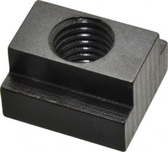 Gibraltar - 5/8-11 Blind Tapped T Slot Nut - 11/16" Slot Width, 1-1/8 x 7/16" Base Width x Height, 1-1/4 x 3/4" OAL x Height - Exact Tooling