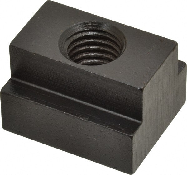 Gibraltar - 5/8-11 Blind Tapped T Slot Nut - 13/16" Slot Width, 1-1/4 x 9/16" Base Width x Height, 1-1/2 x 1" OAL x Height - Exact Tooling