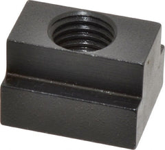 Gibraltar - 3/4-10 Blind Tapped T Slot Nut - 13/16" Slot Width, 1-1/4 x 9/16" Base Width x Height, 1-1/2 x 1" OAL x Height - Exact Tooling