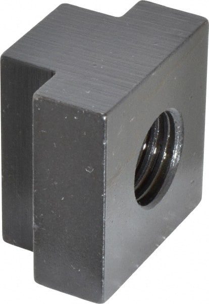Gibraltar - 3/4-10 Blind Tapped T Slot Nut - 7/8" Slot Width, 1-1/2 x 9/16" Base Width x Height, 1-1/2 x 1" OAL x Height - Exact Tooling