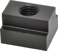Gibraltar - 5/8-11 Tapped Through T Slot Nut - 13/16" Slot Width, 1-1/4 x 9/16" Base Width x Height, 1-1/2 x 1" OAL x Height - Exact Tooling