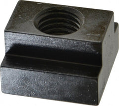 Gibraltar - 3/4-10 Tapped Through T Slot Nut - 7/8" Slot Width, 1-1/2 x 9/16" Base Width x Height, 1-1/2 x 1" OAL x Height - Exact Tooling