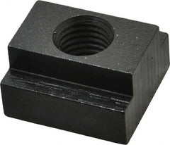 Gibraltar - 3/4-10 Tapped Through T Slot Nut - 1" Slot Width, 1-5/8 x 5/8" Base Width x Height, 1-3/4 x 1" OAL x Height - Exact Tooling