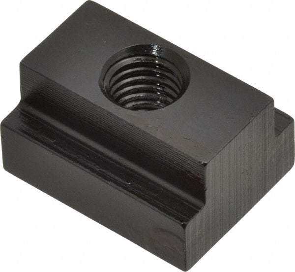 Gibraltar - M10x1.50 Blind Tapped T Slot Nut - 9/16" Slot Width, 22 x 9mm Base Width x Height, 29 x 16mm OAL x Height - Exact Tooling