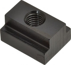 Gibraltar - M10x1.50 Blind Tapped T Slot Nut - 9/16" Slot Width, 22 x 9mm Base Width x Height, 29 x 16mm OAL x Height - Exact Tooling