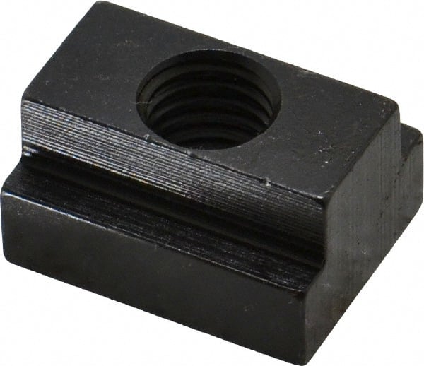 Gibraltar - M12x1.75 Blind Tapped T Slot Nut - 9/16" Slot Width, 22 x 9mm Base Width x Height, 29 x 16mm OAL x Height - Exact Tooling