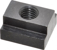 Gibraltar - M12x1.75 Tapped Through T Slot Nut - 5/8" Slot Width, 25 x 9mm Base Width x Height, 29 x 16mm OAL x Height - Exact Tooling