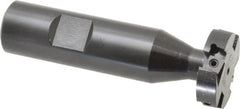 Cutting Tool Technologies - 5/16 Inch Cutting Width, 1.14 Inch Cutting Diameter, 4 Cutter Inserts, 3/4 Inch Shank Diameter, 1215 Insert Style, Indexable Keyseat Cutter - Inch Long Shank - Exact Tooling