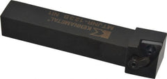 Kennametal - MTJN, Right Hand Cut, 3° Lead Angle, 3/4" Shank Height x 3/4" Shank Width, Negative Rake Indexable Turning Toolholder - 4-1/2" OAL, TN..33. Insert Compatibility, Series Kenloc - Exact Tooling