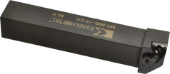 Kennametal - MTJN, Right Hand Cut, 3° Lead Angle, 1" Shank Height x 1" Shank Width, Negative Rake Indexable Turning Toolholder - 6" OAL, TN..33. Insert Compatibility, Series Kenloc - Exact Tooling