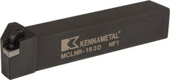 Kennametal - MCLN, Right Hand Cut, 5° Lead Angle, 1" Shank Height x 1" Shank Width, Negative Rake Indexable Turning Toolholder - 6" OAL, CN..32. Insert Compatibility, Series Kenloc - Exact Tooling