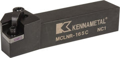 Kennametal - MCLN, Right Hand Cut, 5° Lead Angle, 1" Shank Height x 1" Shank Width, Negative Rake Indexable Turning Toolholder - 5" OAL, CN..54. Insert Compatibility, Series Kenloc - Exact Tooling
