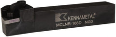 Kennametal - MCLN, Right Hand Cut, 5° Lead Angle, 1" Shank Height x 1" Shank Width, Negative Rake Indexable Turning Toolholder - 6" OAL, CN..64. Insert Compatibility, Series Kenloc - Exact Tooling