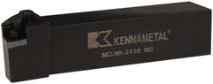 Kennametal - MCLN, Right Hand Cut, 5° Lead Angle, 1-1/2" Shank Height x 1-1/2" Shank Width, Negative Rake Indexable Turning Toolholder - 7" OAL, CN..54. Insert Compatibility, Series Kenloc - Exact Tooling