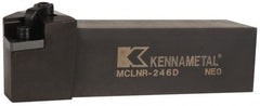 Kennametal - MCLN, Right Hand Cut, 5° Lead Angle, 1-1/2" Shank Height x 1-1/2" Shank Width, Negative Rake Indexable Turning Toolholder - 6" OAL, CN..64. Insert Compatibility, Series Kenloc - Exact Tooling