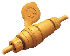 Value Collection - 250 Volt, 15 Amp, L6-15 Configuration, Industrial Grade, Ungrounded Plug - 2 Poles, IP67 - Exact Tooling