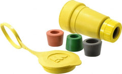 Value Collection - 125 VAC, 30 Amp, L5-30 Configuration, Industrial Grade, Ungrounded Connector - 1 Phase, 2 Poles, IP67 - Exact Tooling