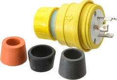 Value Collection - 250 Volt, 30 Amp, L6-30 Configuration, Industrial Grade, Ungrounded Plug - 2 Poles, IP67 - Exact Tooling