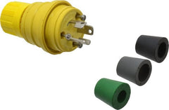 Value Collection - 277 Volt, 15 Amp, L7-15 Configuration, Industrial Grade, Ungrounded Plug - 2 Poles, IP67 - Exact Tooling