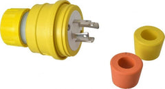 Value Collection - 250 Volt, 30 Amp, L15-30 Configuration, Industrial Grade, Ungrounded Plug - 3 Poles, IP67 - Exact Tooling