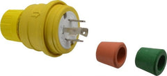 Value Collection - 480 VAC, 20 Amp, L16-20 Configuration, Industrial Grade, Plug - 3 Phase, 3 Poles, IP67 - Exact Tooling