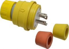 Value Collection - 480 Volt, 30 Amp, L16-30 Configuration, Industrial Grade, Ungrounded Plug - 3 Poles, IP67 - Exact Tooling