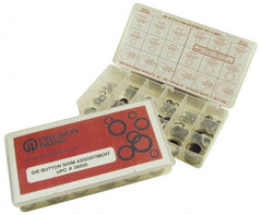 Precision Brand - 450 Piece, Steel Die Button Shim - Exact Tooling