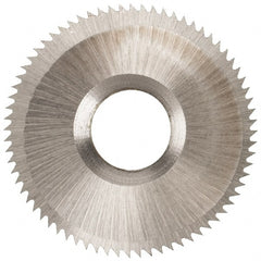 Onsrud - 1" Diam x 0.0937" Blade Thickness x 5/16" Arbor Hole Diam, 72 Tooth Slitting and Slotting Saw - Arbor Connection, High Speed Steel - Exact Tooling