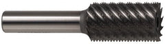 Onsrud - 1-1/4" Cutting Diam x 1-1/2" Length of Cut, 18 Flute, Downcut Spiral Router Bit - Uncoated, Right Hand Cut, High Speed Steel, 3-1/2" OAL x 1/2" Shank Diam, Core - Exact Tooling
