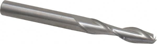 Onsrud - 1/4" Cutting Diam x 1" Length of Cut, 2 Flute, Upcut Spiral Router Bit - Uncoated, Right Hand Cut, Solid Carbide, 2-1/2" OAL x 1/4" Shank Diam, Double Edge, 30° Helix Angle - Exact Tooling