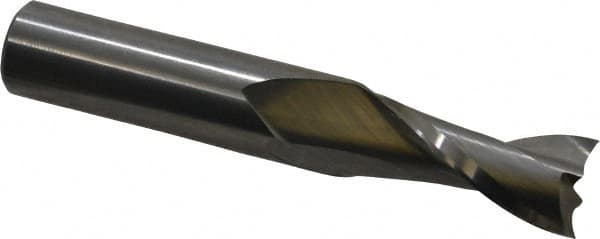Onsrud - 1/2" Cutting Diam x 1-1/8" Length of Cut, 2 Flute, Upcut Spiral Router Bit - Uncoated, Right Hand Cut, Solid Carbide, 3" OAL x 1/2" Shank Diam, Double Edge, 30° Helix Angle - Exact Tooling